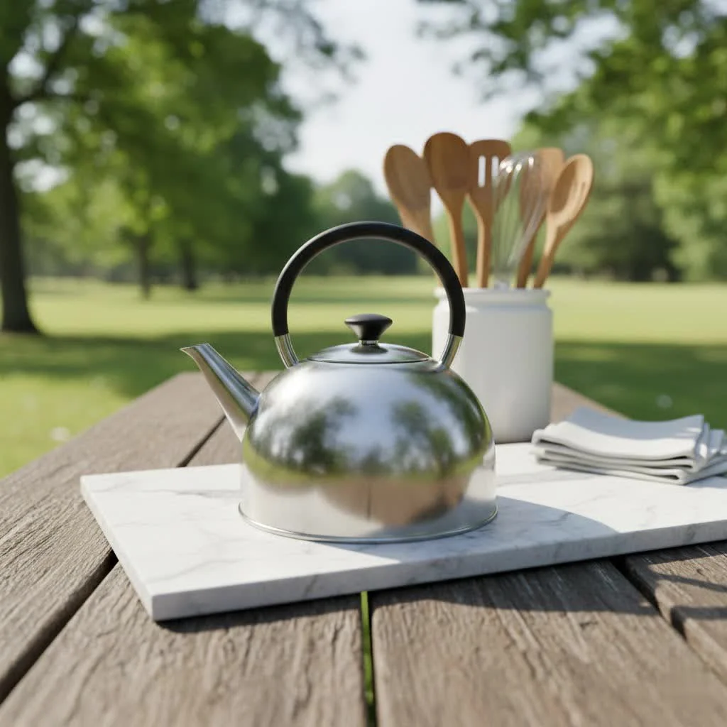 Moroccan tea pot with mint tea